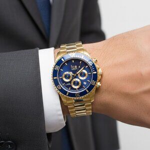 NWT Ice-Watch Fashion Men's Quartz Steel Authentic Watch